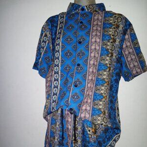 ATWFO  Unisex Shirt Set Brand New With Tag Multicolor 60%Rayon 40% Polyester